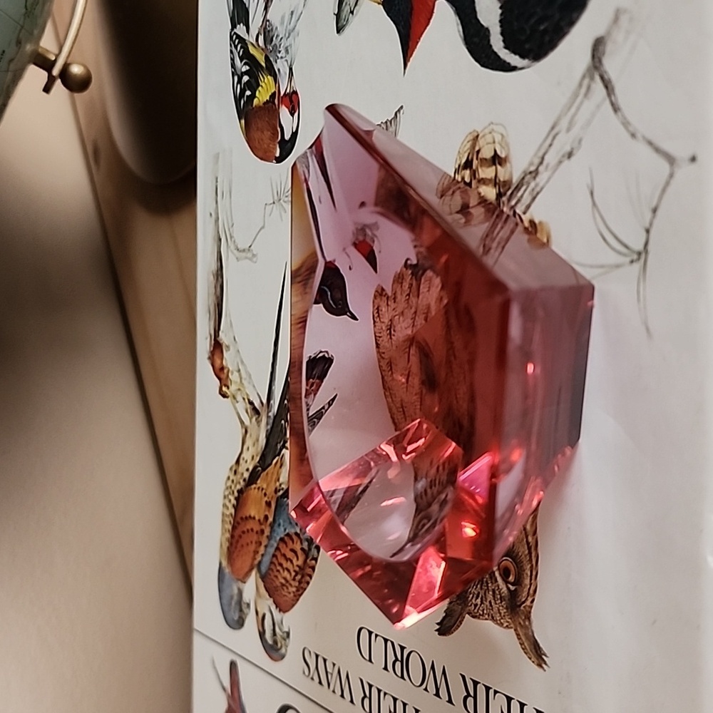 Vintage cranberry glass